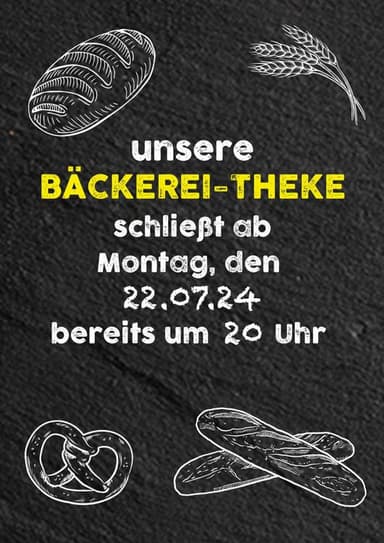 Neue Bäckerei-Öffnungszeiten